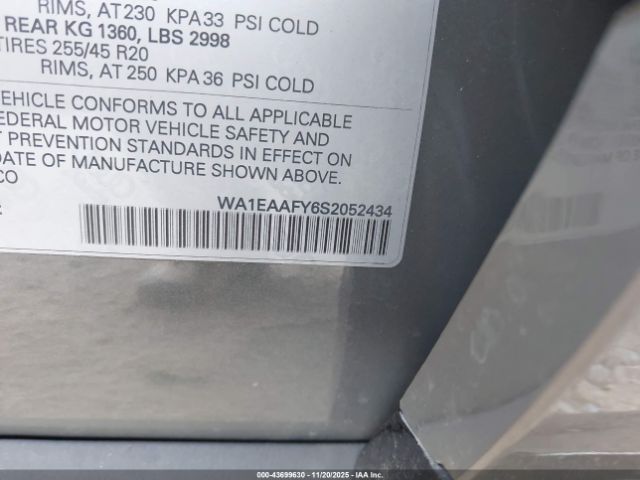 2025 AUDI Q5 WA1EAAFY6S2052434 Photo 8