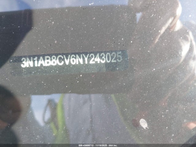 3N1AB8CV6NY243025 Nissan Sentra Sv Xtronic Cvt