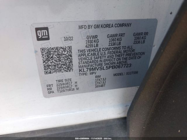 2023 CHEVROLET TRAILBLAZER KL79MVSL5PB067723 Photo 8