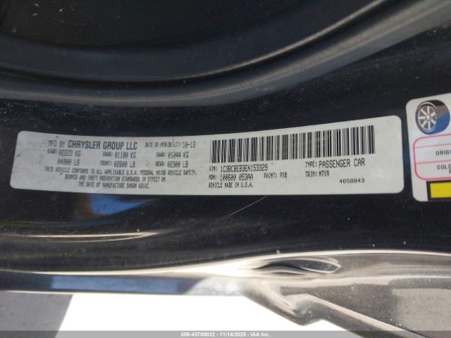 2014 CHRYSLER 200 1C3BCBEB3EN153329 Photo 8