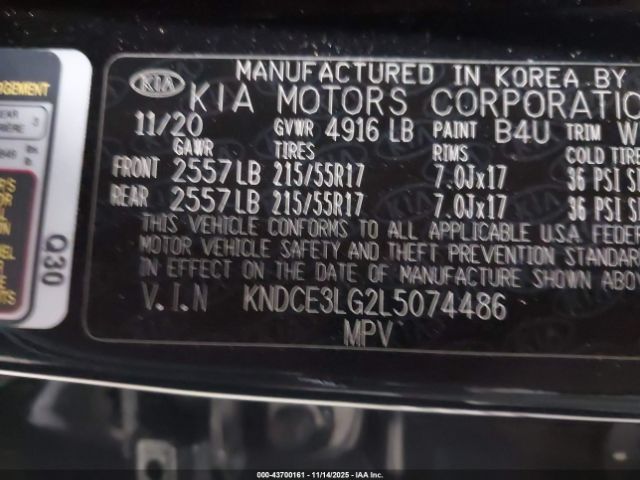 2020 KIA NIRO EV KNDCE3LG2L5074486 Photo 8