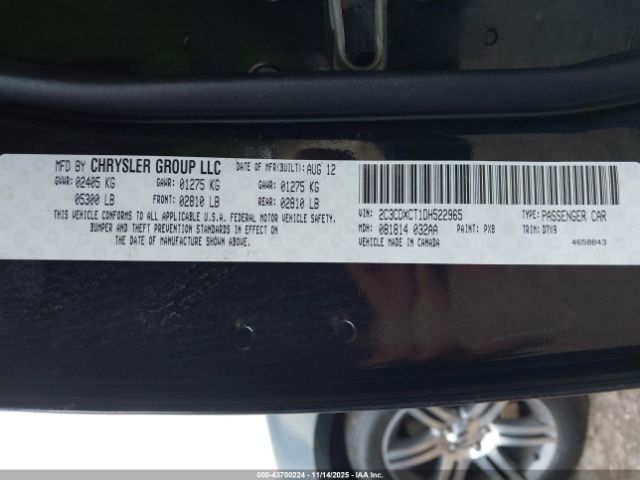 2013 DODGE CHARGER 2C3CDXCT1DH522965 Photo 8