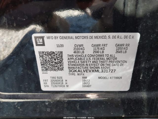 2021 GMC TERRAIN 3GKALVEVXML331727 Photo 8