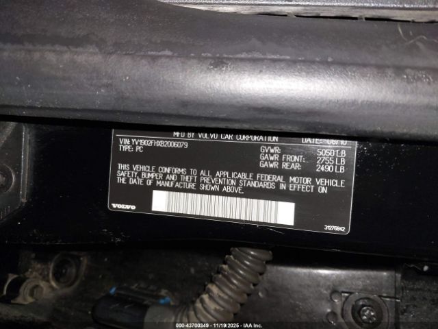 2011 VOLVO S60 YV1902FHXB2006079 Photo 8