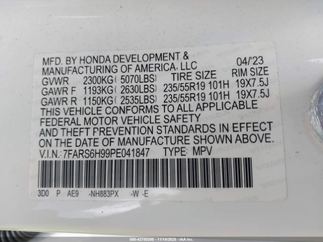 2023 HONDA CR-V HYBRID 7FARS6H99PE041847 Photo 8
