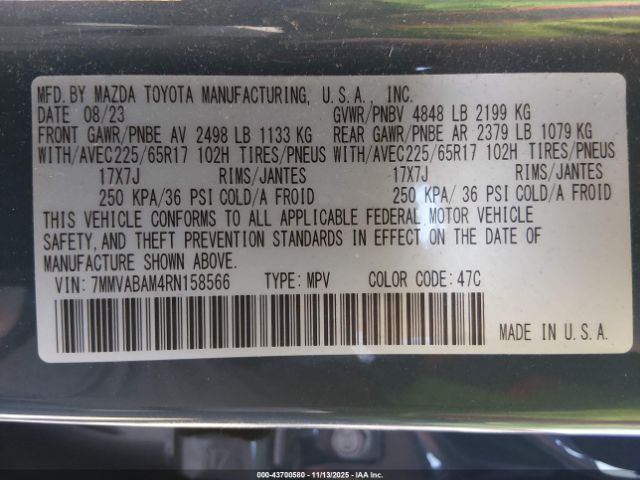 2024 MAZDA CX-50 7MMVABAM4RN158566 Photo 8