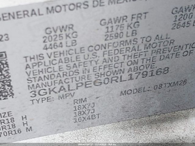 2024 GMC TERRAIN 3GKALPEG0RL179168 Photo 8