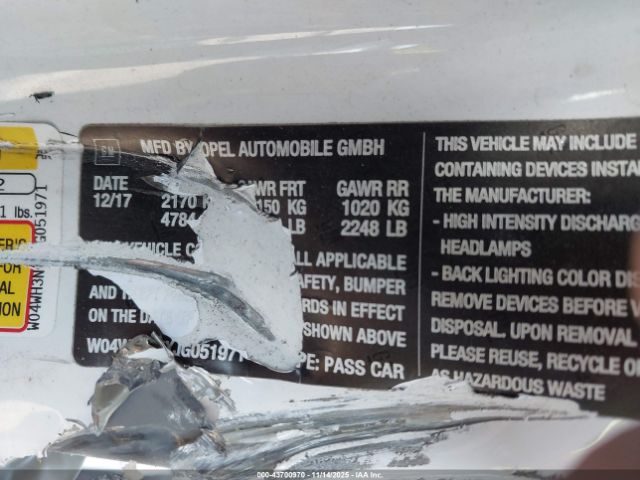 2018 BUICK CASCADA W04WH3N5XJG051971 Photo 8