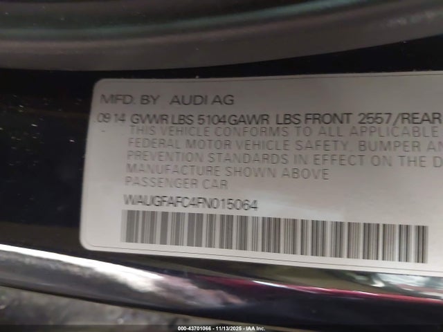 2015 AUDI A6 WAUGFAFC4FN015064 Photo 8