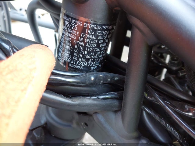 Kawasaki Ex500 A/b 2025 ML5EXGJ1XSDA72298 Image 10