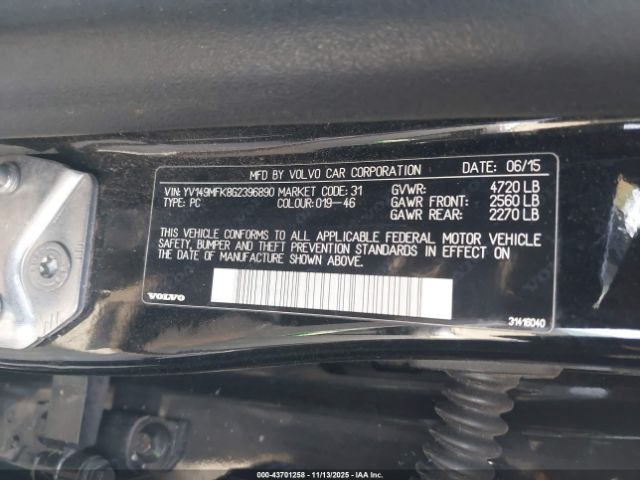 2016 VOLVO S60 YV149MFK8G2396890 Photo 8