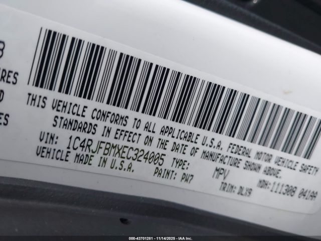 2014 JEEP GRAND CHEROKEE 1C4RJFBMXEC324005 Photo 8