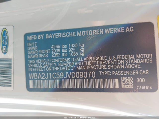 2018 BMW 230I WBA2J1C59JVD09070 Photo 8