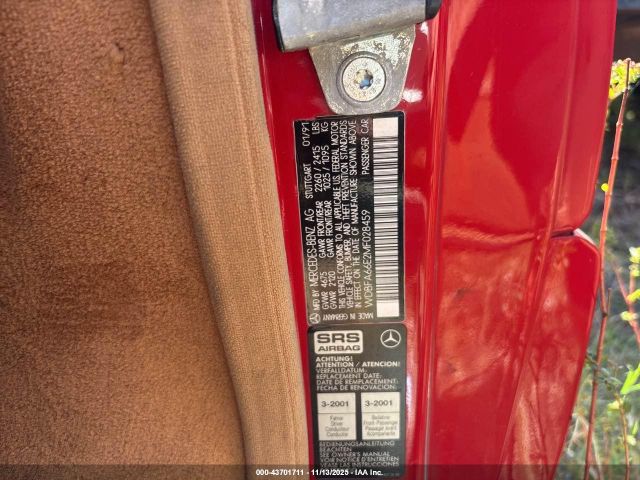 1991 MERCEDES-BENZ 500 WDBFA66E2MF028459 Photo 8