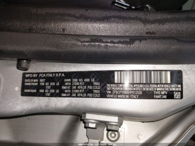 2017 FIAT 500X ZFBCFYAB8HP612530 Photo 8