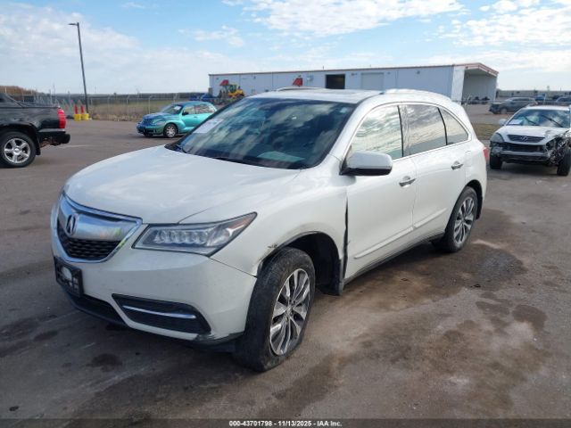 2016 ACURA MDX 5FRYD4H4XGB001916 Photo 1