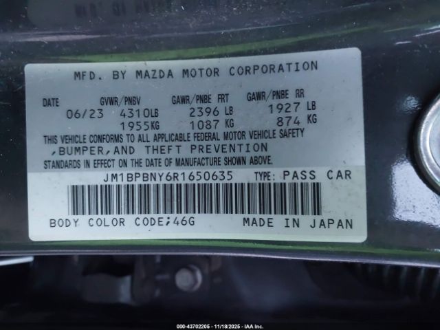 2024 MAZDA MAZDA3 JM1BPBNY6R1650635 Photo 8