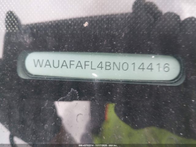 2011 AUDI A4 WAUAFAFL4BN014416 Photo 8