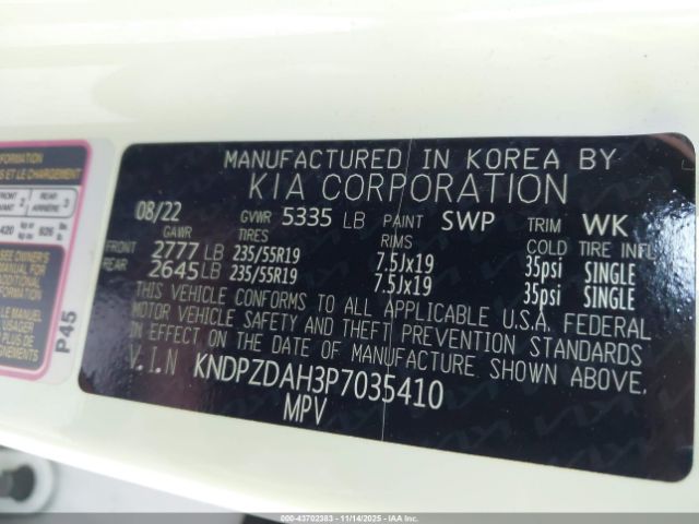 2023 KIA SPORTAGE PLUG-IN HYBRID KNDPZDAH3P7035410 Photo 8