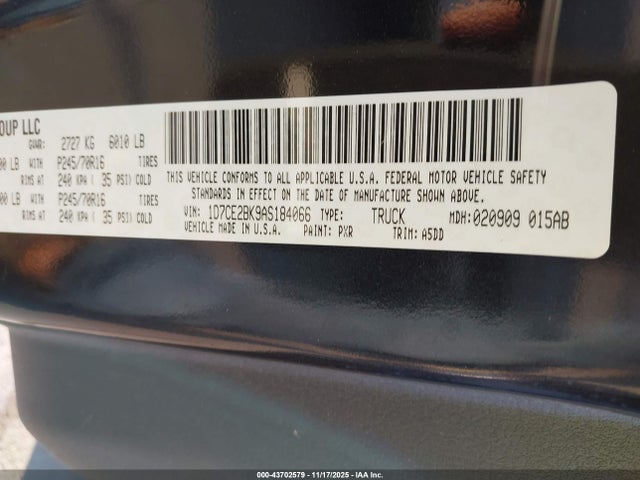 2010 DODGE DAKOTA 1D7CE2BK9AS184066 Photo 8