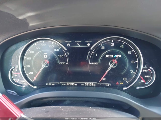 2020 Bmw X3 M Competition მანქანა იყიდება აუქციონზე, vin: 5YMTS0C00L9B23939, აუქციონის ნომერი: 43702641