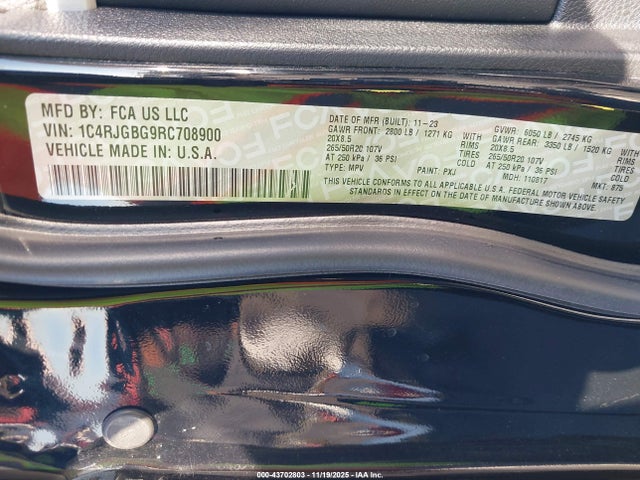 2024 JEEP GRAND CHEROKEE 1C4RJGBG9RC708900 Photo 8