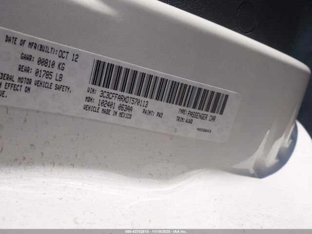 2013 FIAT 500 3C3CFFARXDT570113 Photo 8