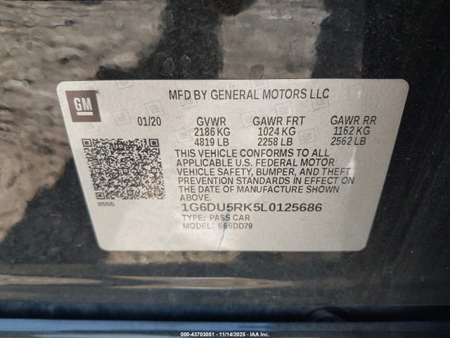 2020 CADILLAC CT5 1G6DU5RK5L0125686 Photo 8