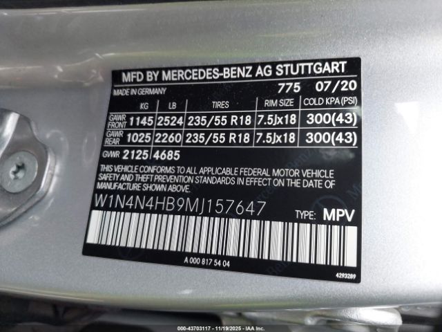 2021 MERCEDES-BENZ GLA 250 W1N4N4HB9MJ157647 Photo 8