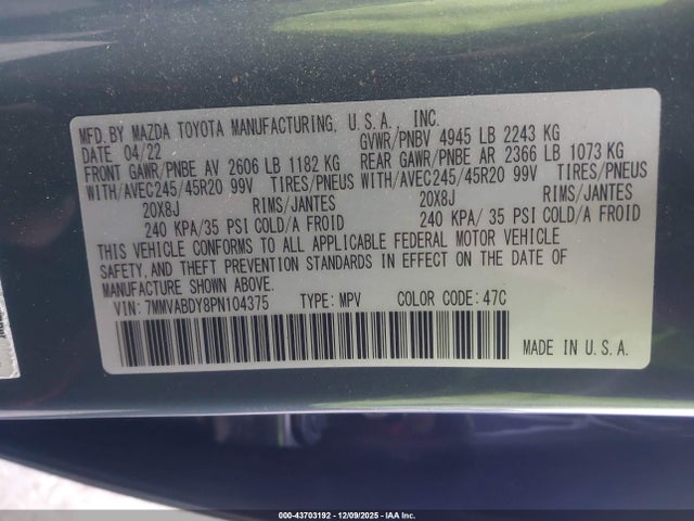 2023 MAZDA CX-50 7MMVABDY8PN104375 Photo 8