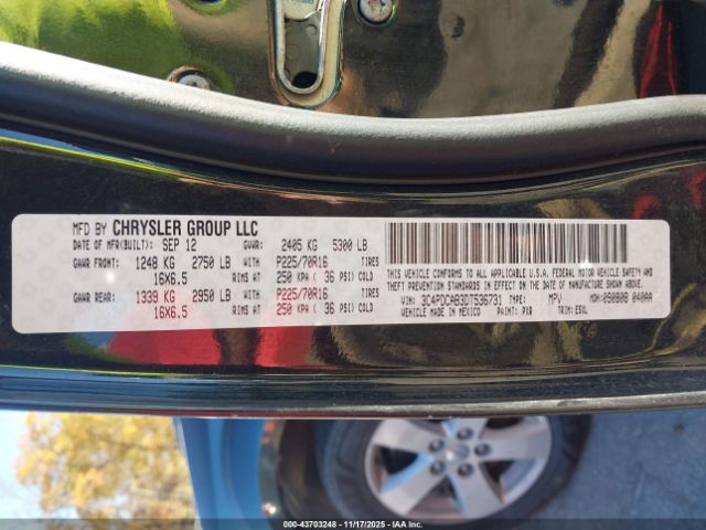 2013 DODGE JOURNEY 3C4PDCAB3DT536731 Photo 8