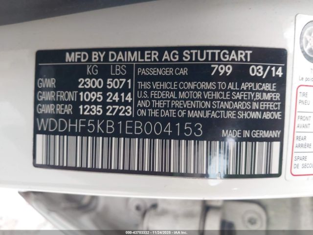 2014 MERCEDES-BENZ E 350 WDDHF5KB1EB004153 Photo 8