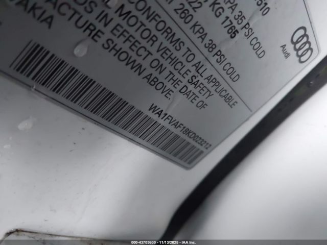 2019 AUDI Q8 WA1FVAF18KD023212 Photo 8