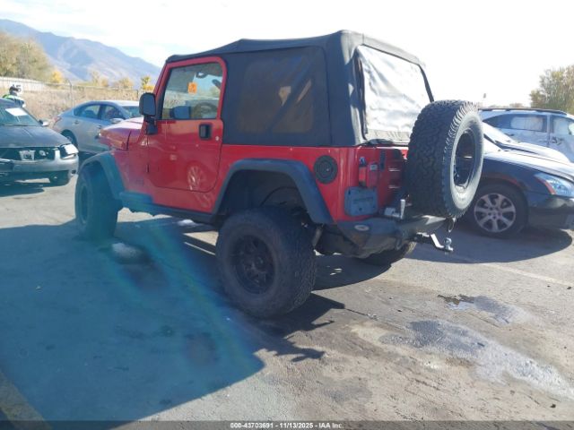 2003 JEEP WRANGLER 1J4FA39SX3P314886 Photo 2