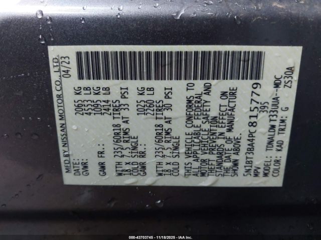 2023 NISSAN ROGUE 5N1BT3BA4PC815779 Photo 8