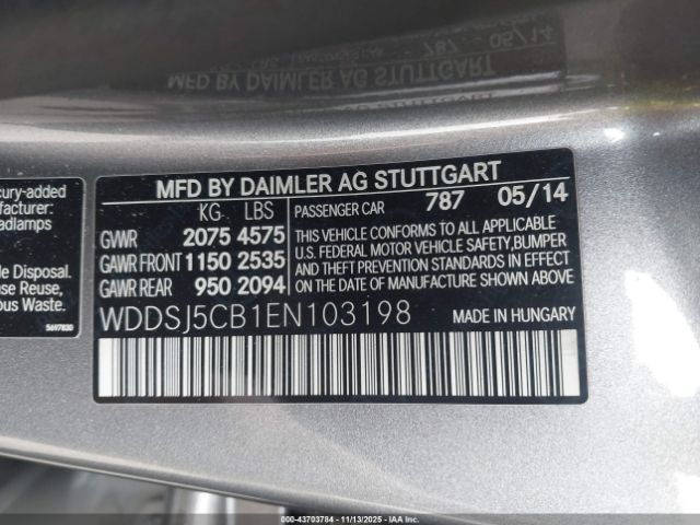 2014 MERCEDES-BENZ CLA 45 AMG WDDSJ5CB1EN103198 Photo 8