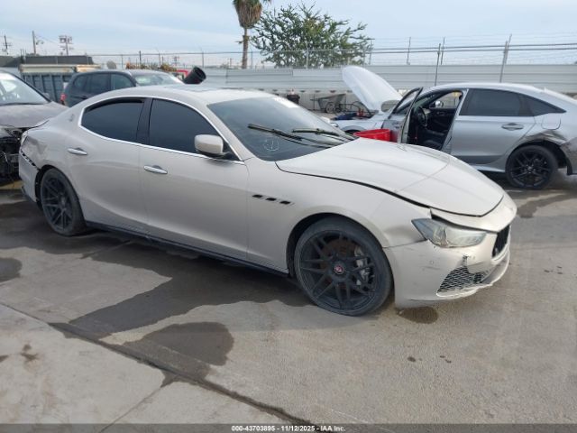 2014 MASERATI GHIBLI ZAM57RTA8E1095303