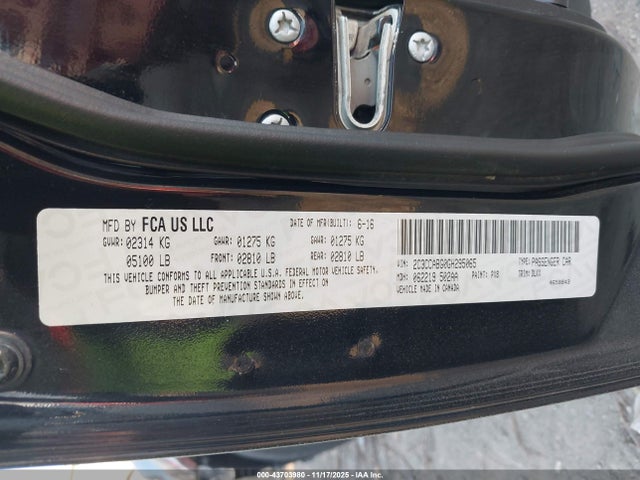 Aukcja sprzedaży 2016 Chrysler 300 300s Alloy Edition, vin: 2C3CCABG0GH295065, numer aukcji: 43703980