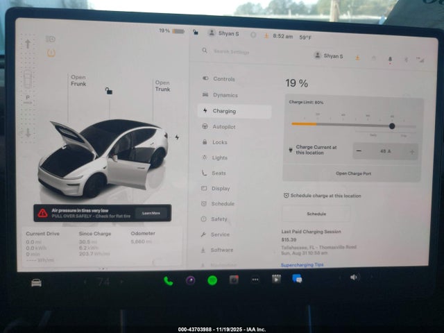 2026 TESLA MODEL Y 7SAYGDED6TA427996 Photo 6