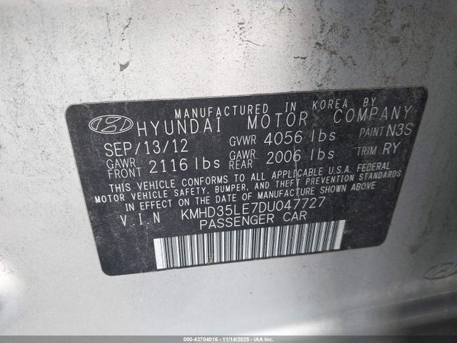 2013 HYUNDAI ELANTRA GT KMHD35LE7DU047727 Photo 8