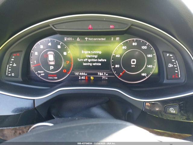 2017 Audi Q7 3.0t Premium მანქანა იყიდება აუქციონზე, vin: WA1LAAF77HD022337, აუქციონის ნომერი: 43704034