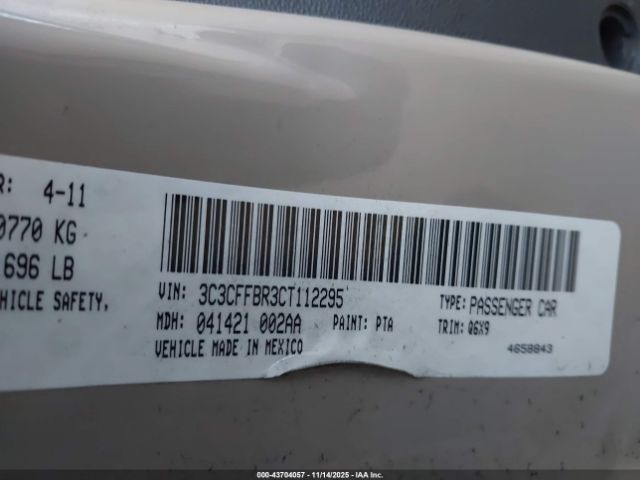 2012 FIAT 500 3C3CFFBR3CT112295 Photo 8