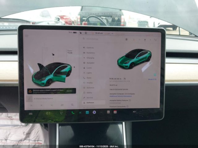 2019 TESLA MODEL 3 5YJ3E1EA7KF305781 Photo 6