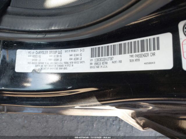 2014 CHRYSLER 200 1C3BCBEG3EN127387 Photo 8