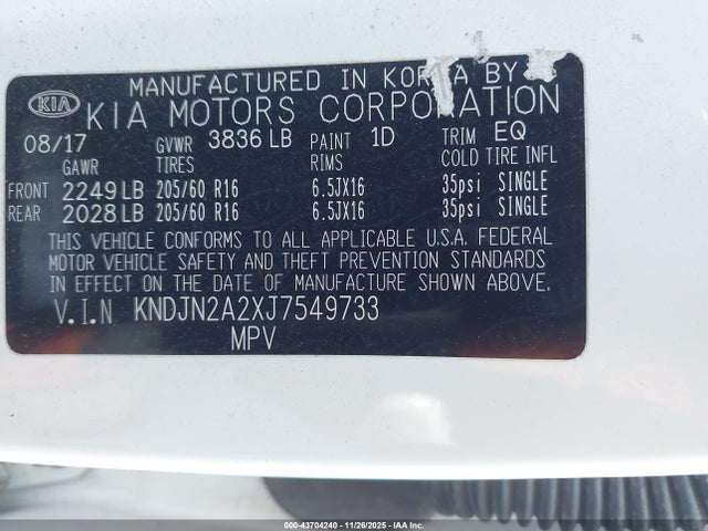 KNDJN2A2XJ7549733 KIA Soul