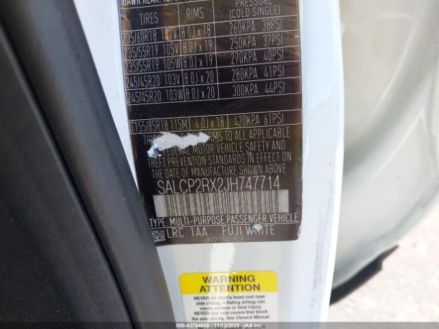 2018 LAND ROVER DISCOVERY SPORT SALCP2RX2JH747714 Photo 8