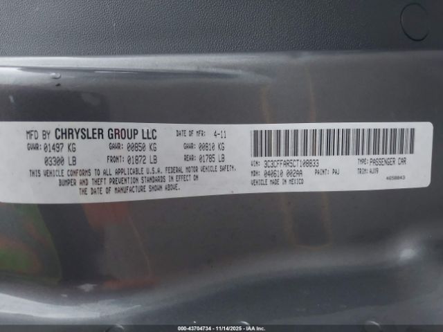 2012 FIAT 500 3C3CFFAR5CT108833 Photo 8