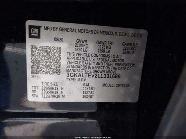 2020 GMC TERRAIN 3GKALTEV2LL331689 Photo 8