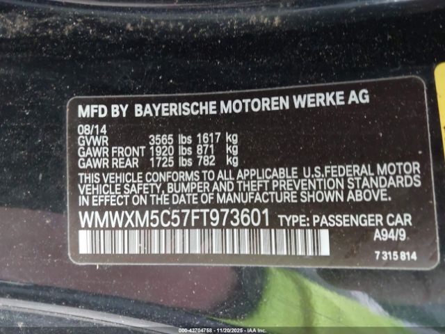 2015 MINI HARDTOP WMWXM5C57FT973601 Photo 8