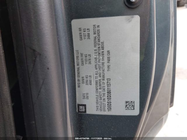 2011 CADILLAC CTS 1G6DS1ED3B0115713 Photo 8